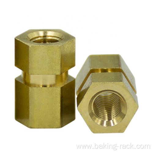 Cold Forming Insert Threading hex head Brass Nut